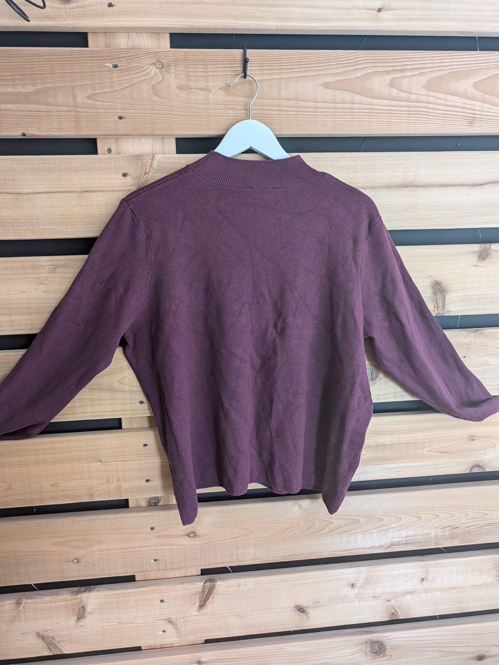 Denver Hayes Plum Crewneck Sweater